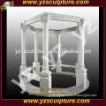 simple style white garden large marble gazebo for sale